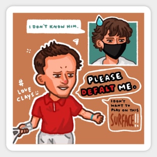 Daniil Medvedev: I don't want to play on this SURFACE! Sticker